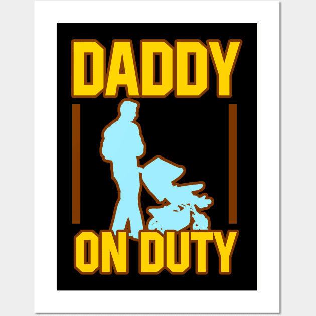 Dad husband dad family father Wall Art by OfCA Design